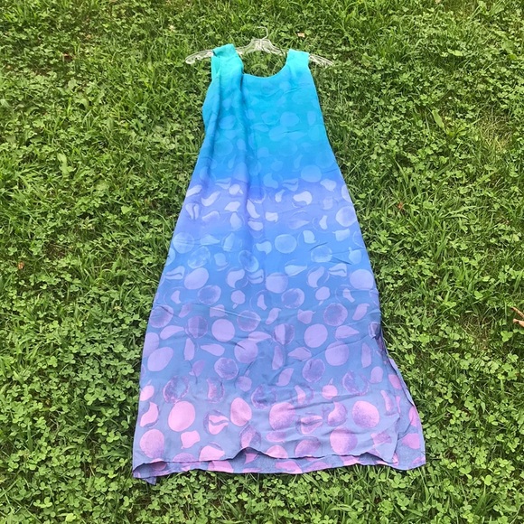 Size 10 Watercolor Dress. Gorgeous - Picture 1 of 16